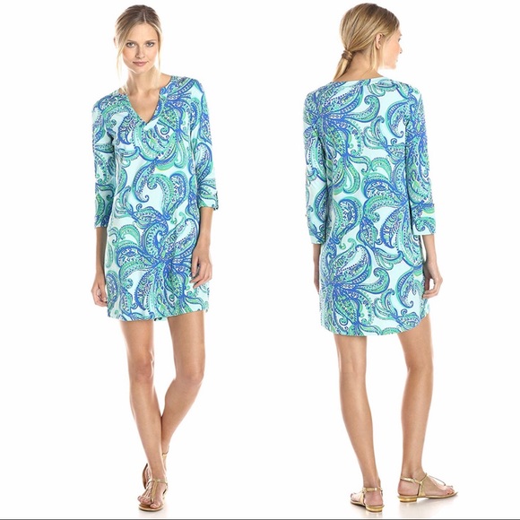 LILLY PULITZER Rossmore V-neck T-shirt Dress NWOT - Picture 3 of 8